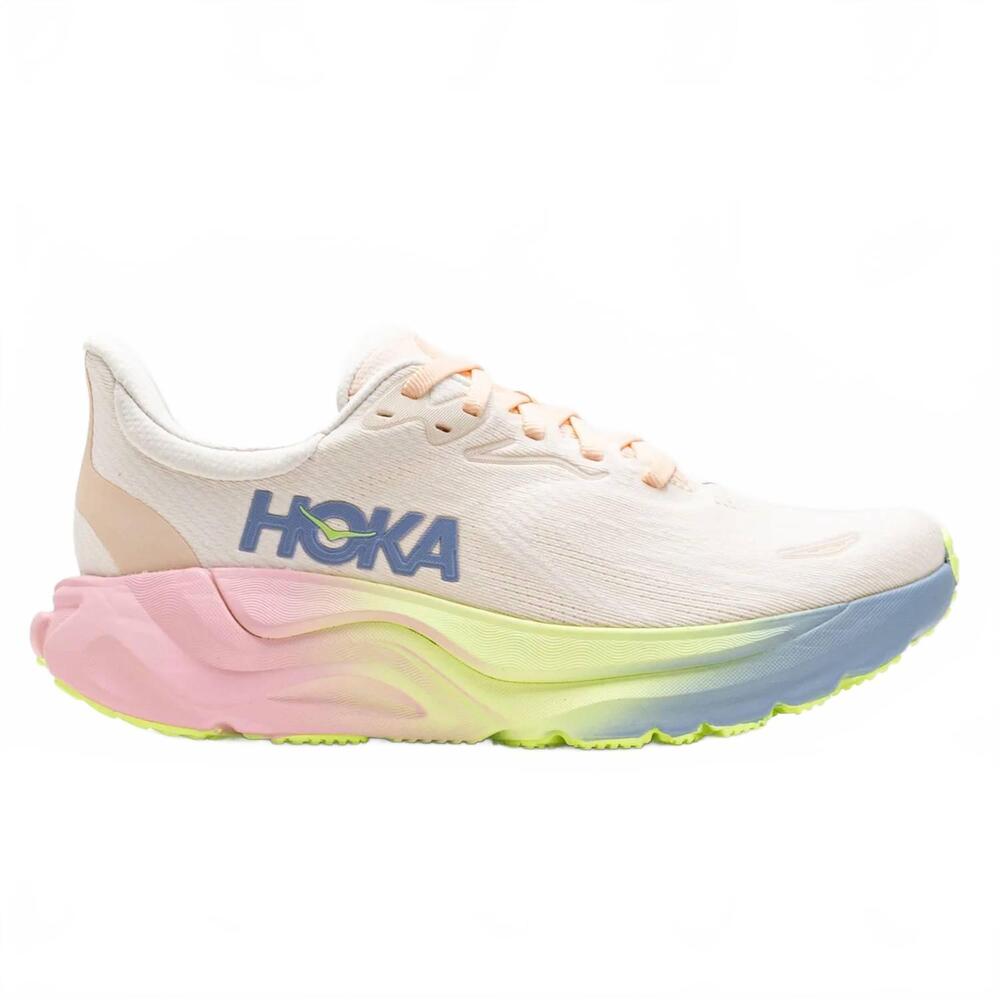 NEW HOKA women's arahi 8 running shoes wide d in alabaster tangerine glow